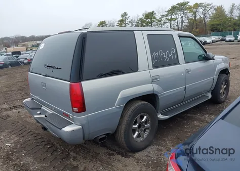 2000 GMC Yukon Denali из США, поврежденный, VIN 1GKEK63R4YR212179